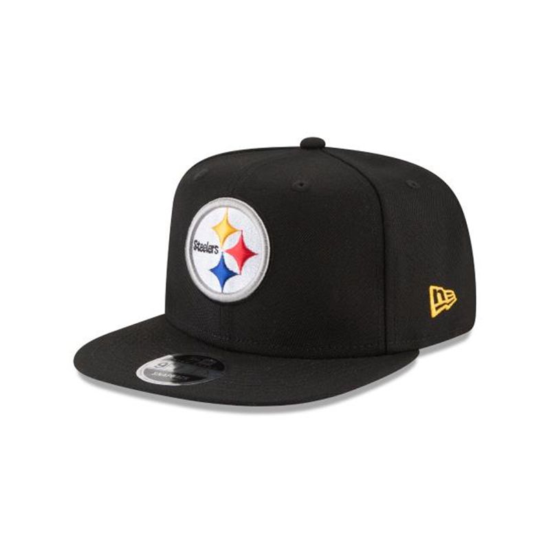 NFL Pittsburgh Steelers High Crown 9Fifty Snapback (FFY1984) - Black New Era Caps